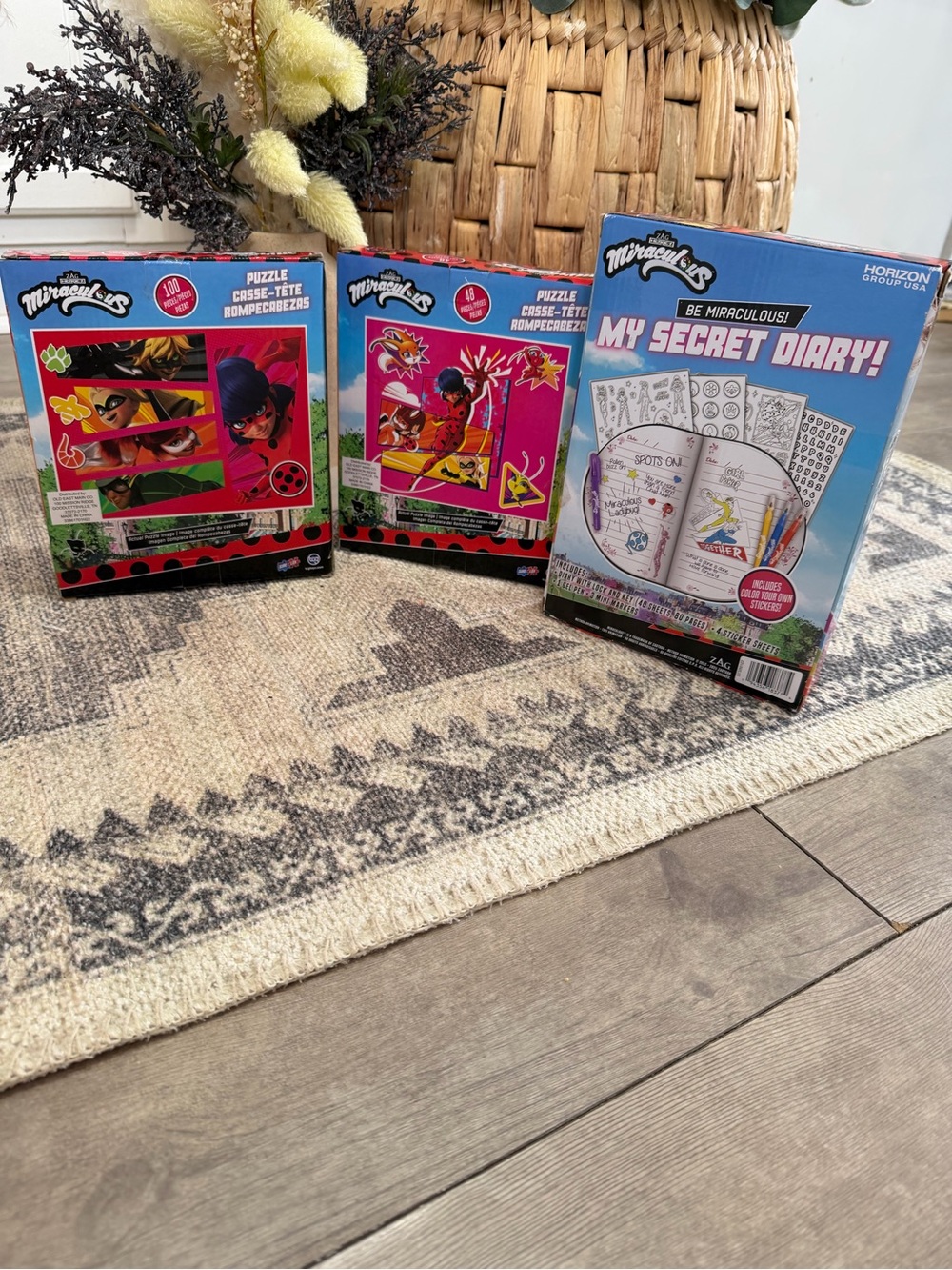 New Miraculous Tales of Ladybug & Cat Noir Puzzles & Secret Diary Lot of 3 Kids - Picture 7 of 16